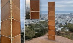 IMAGINILE ZILEI: Ce tip de monolit surprinzător a apărut în San Francisco