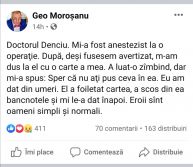 Judecătorul Gheroghe Moroșanu, autodenunț pe Facebook pentru dare de mită: 'A scos bancnotele și mi le-a dat înapoi”