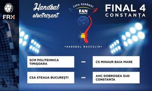 Tot ce trebuie să știi despre turneul FINAL-FOUR al Cupei României la handbal masculin din acest week-end de la Constanța