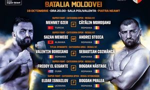 Cătălin Moroșanu e mare FAVORIT în lupta cu turcul Mehmet Ozer la Dynamite Fighting Show - Bătălia Moldovei