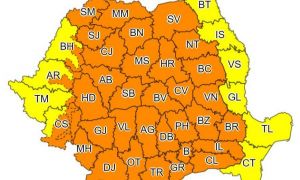 UPDATE.Cod portocaliu de PLOI abundente și VIJELII în 35 de județe și municipiul București, până DUMINICĂ dimineață