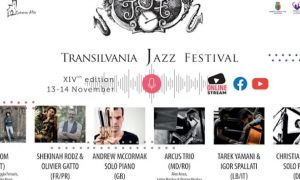 PROGRAM. Transilvania Jazz Festival se ține în ONLINE pe 13 și 14 noiembrie
