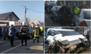 Plan ROȘU de intervenție după un accident cu un microbuz școlar în Suceava