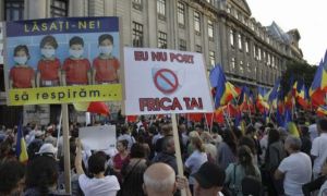 București: cu câte AMENZI date la protestul de sâmbătă se laudă Jandarmeria 