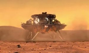 China a reușit să plaseze un mic robot teleghidat pe suprafața planetei Marte