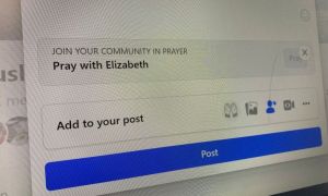 Rugăciune în grup pe Facebook!