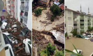 INUNDAȚII catastrofale în nordul Turciei: Nouă oameni au murit, mii de salvatori intervin