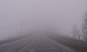 Ceață densă în nouă județe și pe autostrada A2