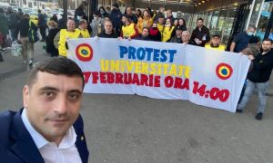 Mii de participanți la protestul AUR din București