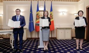 Republica Moldova a trimis cererea de ADERARE la Uniunea Europeană