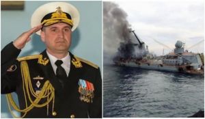 Comandantul Flotei Mării Negre, ARESTAT în Rusia pentru pierderea crucișatorului Moscova