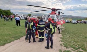 UPDATE: Operațiune de salvare lângă Sebeș: Un ATV cu doi copii s-a RĂSTURNAT la Râpa Roșie 