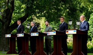 Franţa, Germania, Italia şi România susţin candidatura „imediată” a Ucrainei la UE