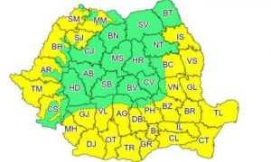 ANM: Cod galben de caniculă pentru București și 28 de județe, valabil până marți