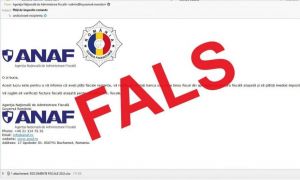 ANAF avertizează asupra unor mesaje FALSE, trimise în numele instituției