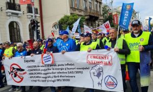 “Marșul Anti-Sărăcire” a ajuns la Palatul Cotroceni