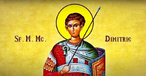 TRADIȚII de Sfântul Dimitrie, Izvorâtorul de mir