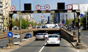 Se restricționează din nou traficul rutier în Pasajul Unirii