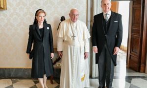 Familia Regală l-a vizitat pe Papa Francisc la Vatican