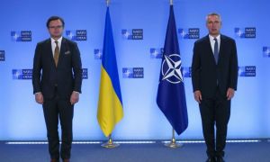 Ministrul de Externe din Ucraina cere ARME la reuniunea NATO: ”Mai repede!”