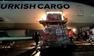 O aeronavă încărcată cu ajutoare umanitare a decolat de pe Aeroportul ”Henri Coandă” către Turcia