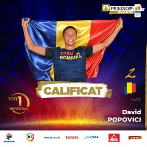 David Popovici S-A CALIFICAT la Jocurile Olimpice de la Paris, la 100 m liber