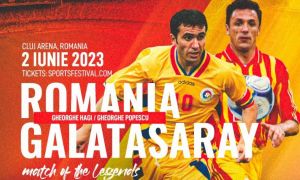 Sports Festival: All Stars România - Galatasaray Legends, pe 2 iunie la Cluj Napoca