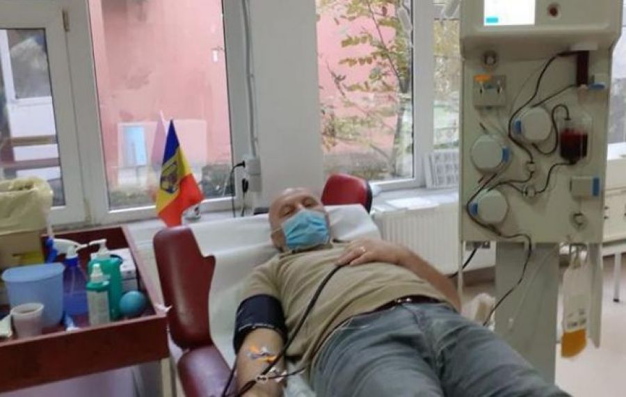 Polițist EROU, după ce a donat pentru a cincea oară PLASMĂ pentru bolnavii grav de Covid