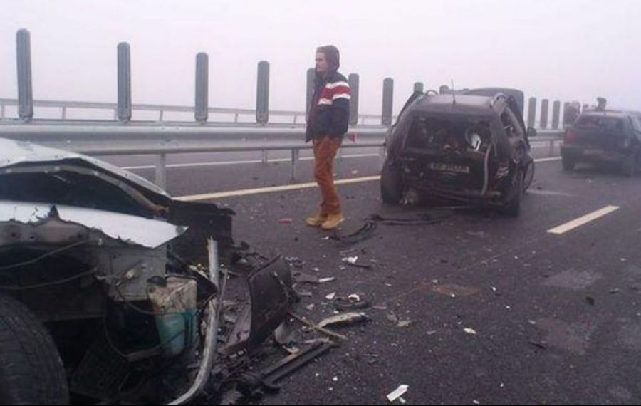 Accident pe Autostrada București-Pitești: patru persoane rănite, circulație restricționată