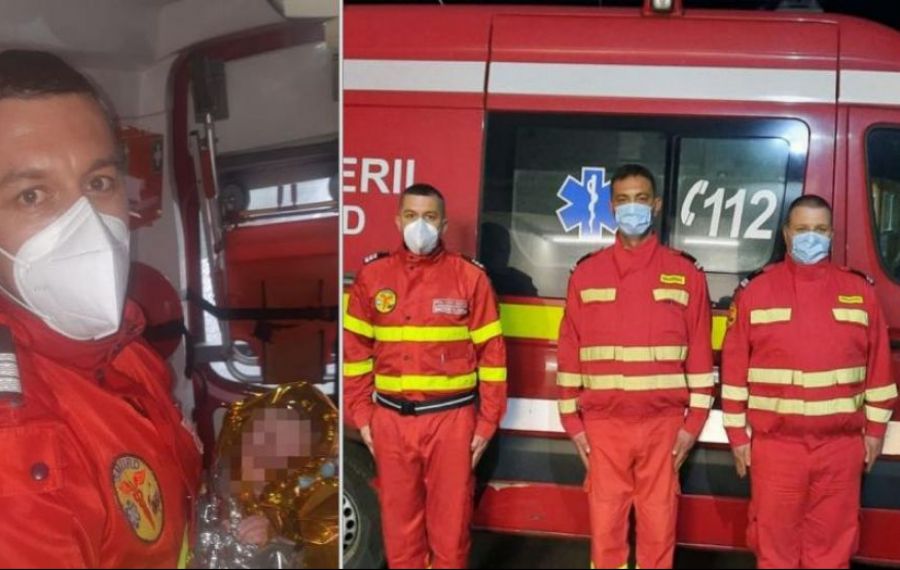 O fetiță s-a născut pe DN 7, în ambulanța SMURD. Salvator: "Cea mai intensă senzaţie"