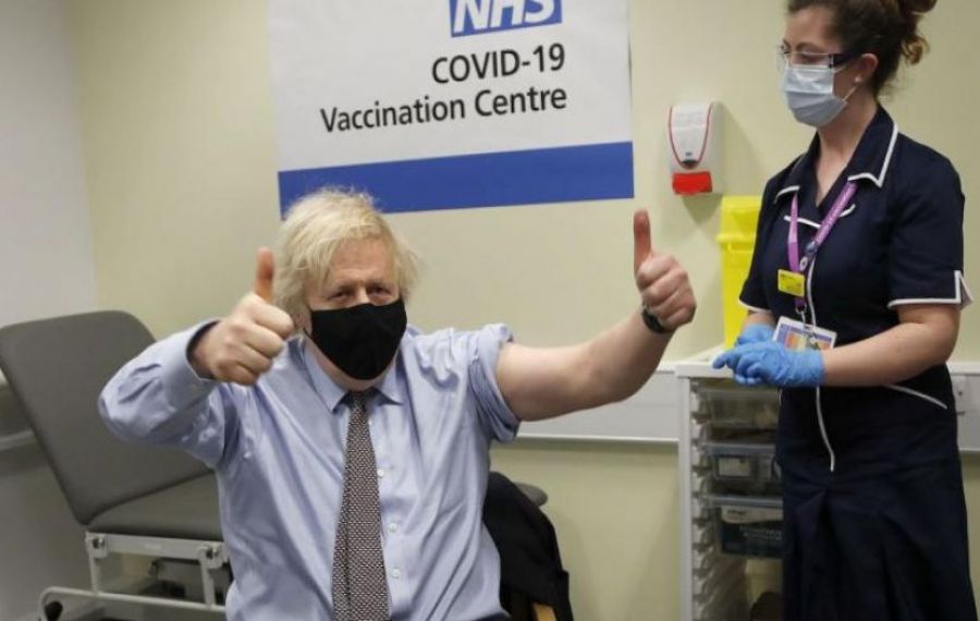 Prima DECLARAȚIE a lui Boris Johnson după ce s-a vaccinat cu AstraZeneca