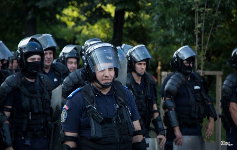 Jandarmeria Română: Nu au fost înregistrate incidente la protestul din Capitală. Mulțumim celor care au înțeles să respecte legea