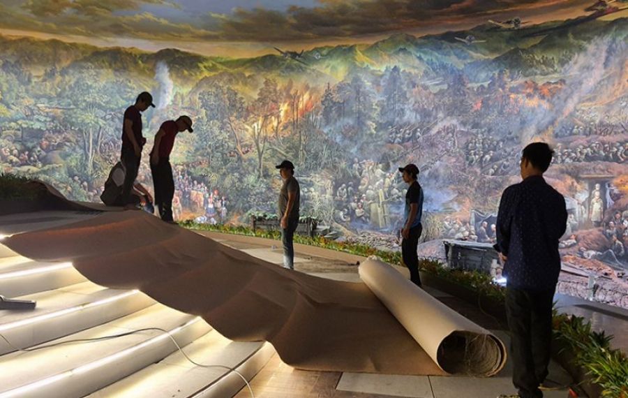 VIETNAM. Cea mai mare pictură panoramică din lume, „Bătălia de la Dien Bien Phu”, ocupă o suprafață de peste 3.200 mp