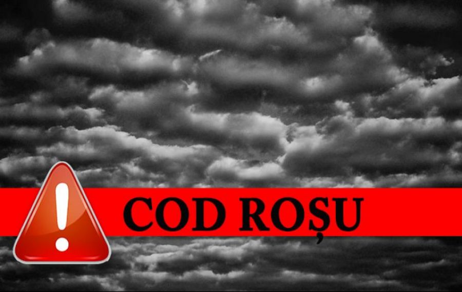 ALERTĂ! Cod Roșu de vreme severă. Vijeliile lovesc puternic România. Care vor fi cele mai afectate zone