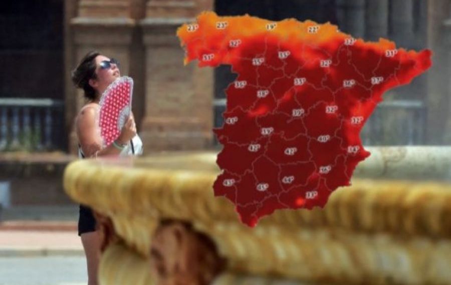 RECORD absolut de căldură în Spania: 47,4 grade Celsius