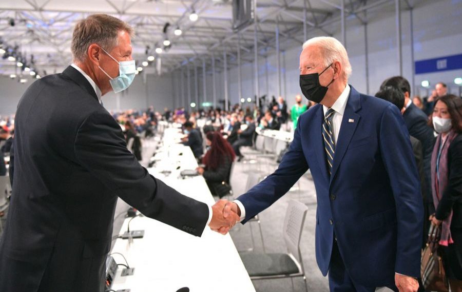 Klaus Iohannis, întâlnire cu Joe Biden la Summit-ul COP26