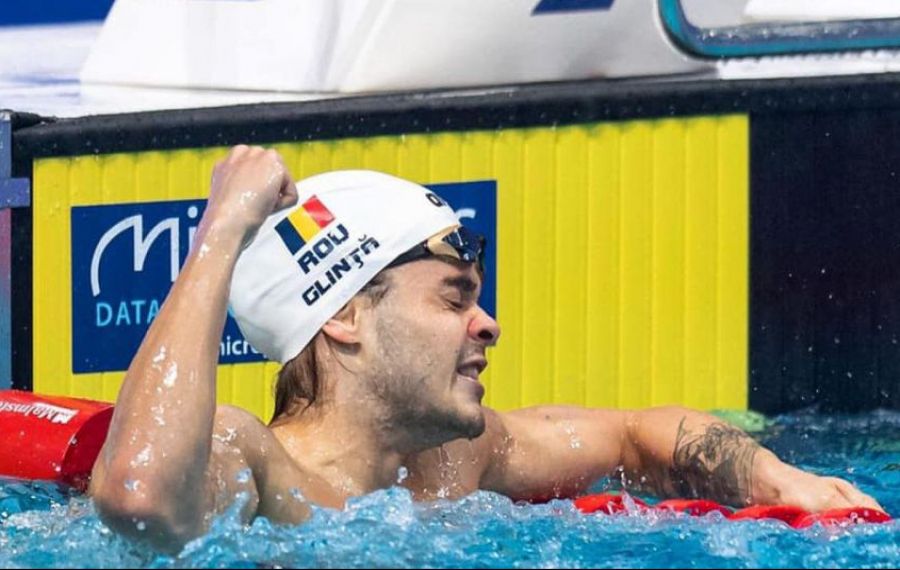 Robert Glință a doborât un nou RECORD național la Campionatele Europene de Înot în bazin scurt