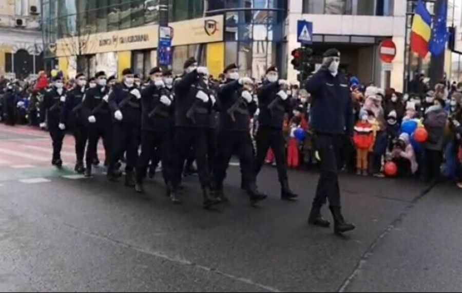 GAFA a Jandarmeriei la parada militară de la Cluj-Napoca