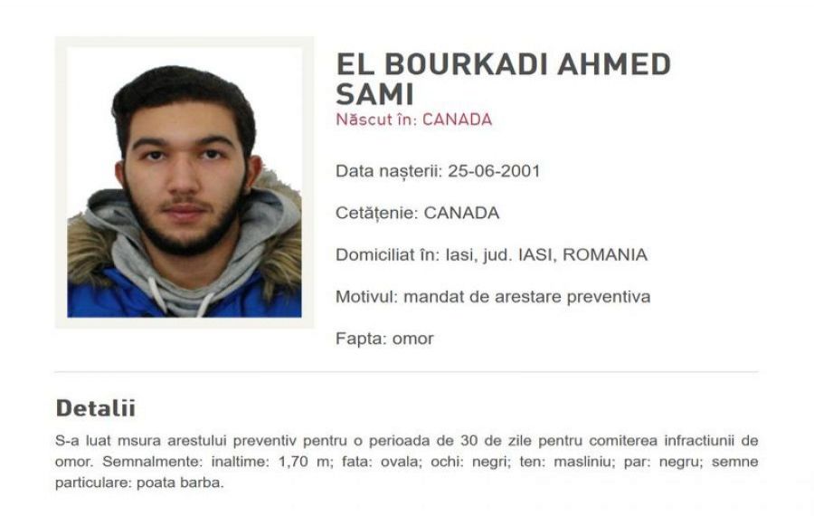Marocanul care ar fi ucis studenții din Iași, adus din Italia