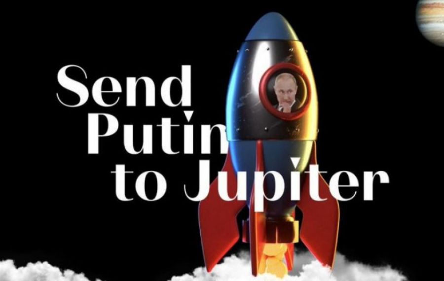 Campanie inedită a guvernului din Ucraina: ”Trimite-l pe Putin pe Jupiter”