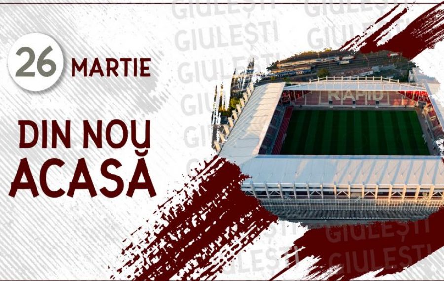 Stadionul Giulești se inaugurează. În sfârșit. Prețurile biletelor la amicalul cu "frații" de la Poli Timișoara