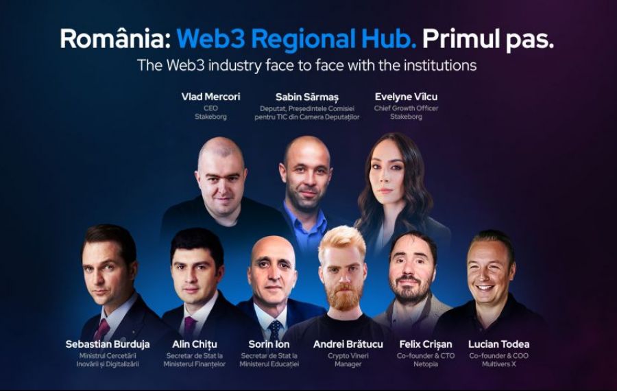 Parlamentarii români pregătesc reglementarea industriei crypto. Vlad Mercori, CEO StakeBorg: O legislație bine făcută poate transforma România într-un hub regional web3.0. Sunt de patru ori mai mulți investitori români în crypto, decât la BVB