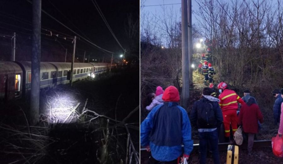 ACCIDENT feroviar în Teleorman: "Mecanicul nu ar fi respectat semnalul roşu". Mai mulți oameni au ajuns la spital