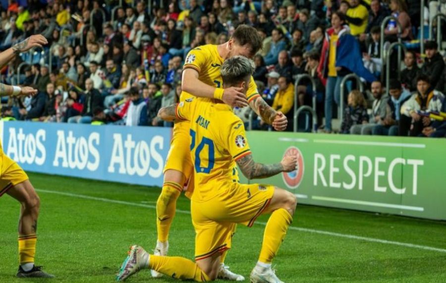 Preliminarii EURO 2024: România CÂȘTIGĂ cu emoții meciul cu Belarus