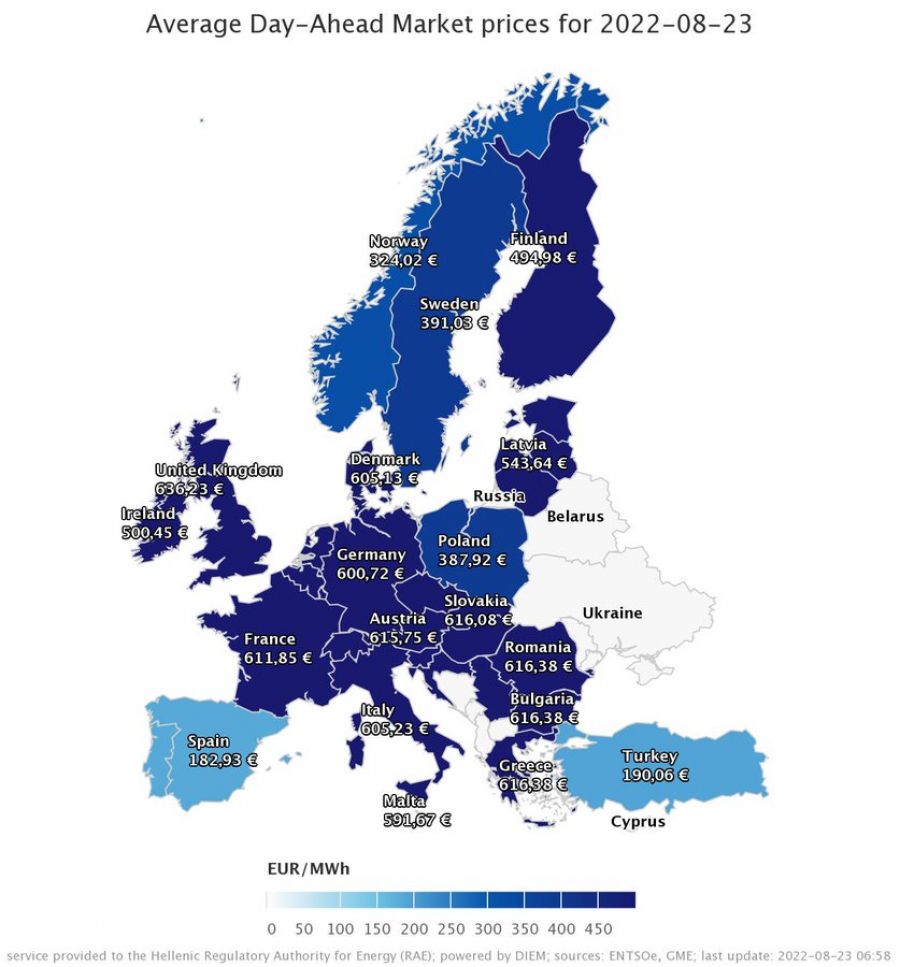 România, printre țările cu cea mai SCUMPĂ energie din Europa