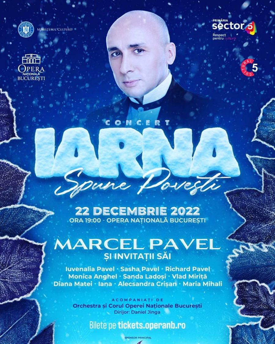 Marcel Pavel și invitații săi concertează pe scena Operei Naţionale Bucureşti